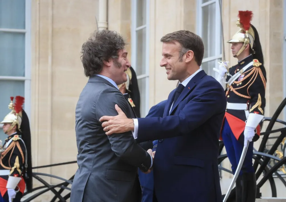 Milei y Macron