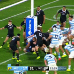 Los Pumas cayeron 41-24 ante los All Blacks en el regreso del rugby a Córdoba tras 11 años