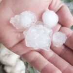 Temporal en Córdoba: granizo en Tanti y alerta de tormentas para el fin de semana