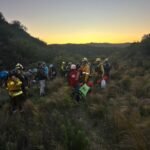 Rescatan a 25 personas sorprendidas por una creciente del río San Guillermo en Cruz del Eje