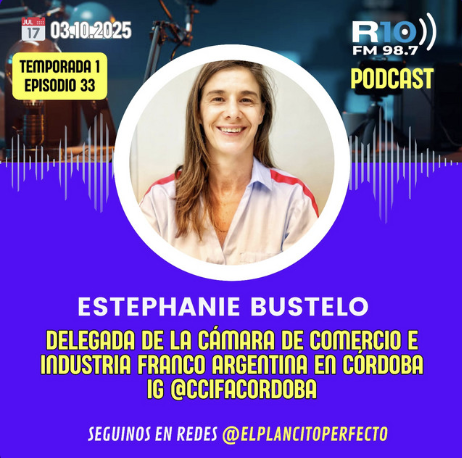 «Viví Francia»> Stephanie Bustel> Delegada de la Cámara de Comercio e Industria Franco Argentina en Córdoba