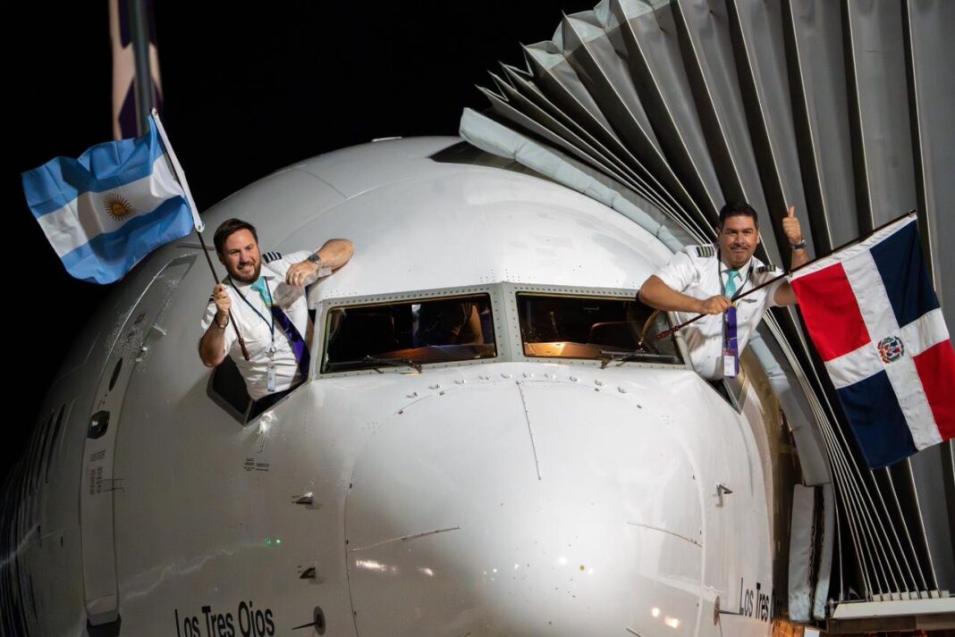 Arajet inauguró su ruta directa entre Córdoba y Punta Cana con cinco vuelos semanales