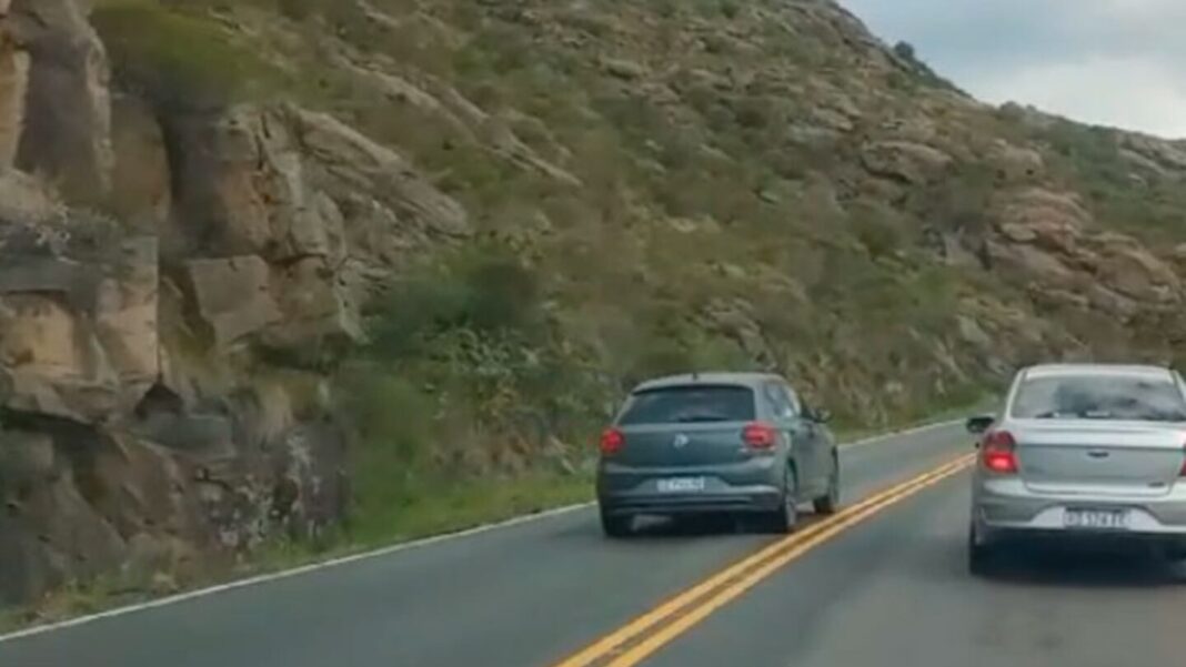 Pasar la doble línea amarilla es delito: multaron a una conductora con $652 mil en Altas Cumbres