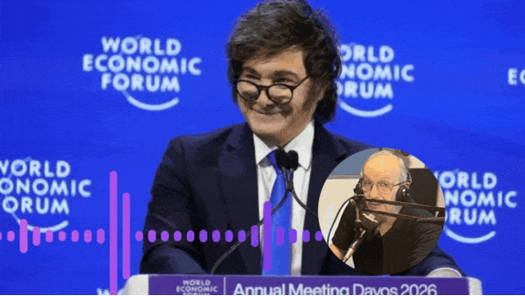 Alejandro Cinalli analizó la entrevista de Milei en Davos: «Gobierna para los que les va bien, no para los trabajadores»