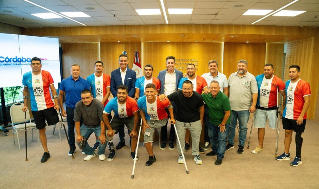 Córdoba acompaña a Los Teros en su camino a la Copa Libertadores de Fútbol de Amputados