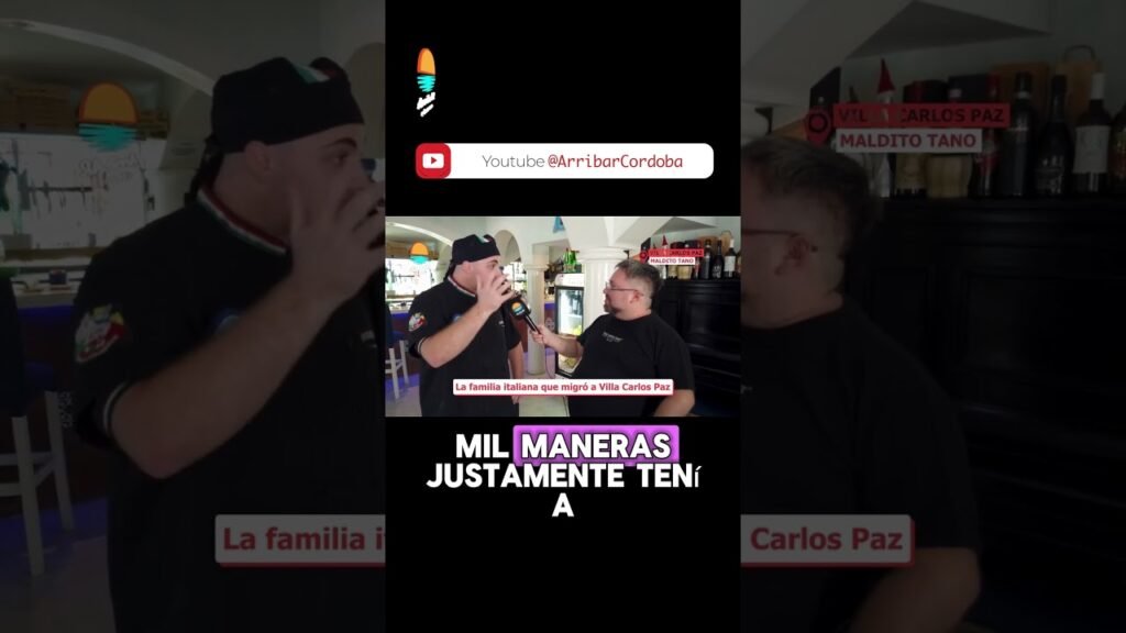 La pizza del Diego y el sabor de Nápoles en Villa Carlos Paz