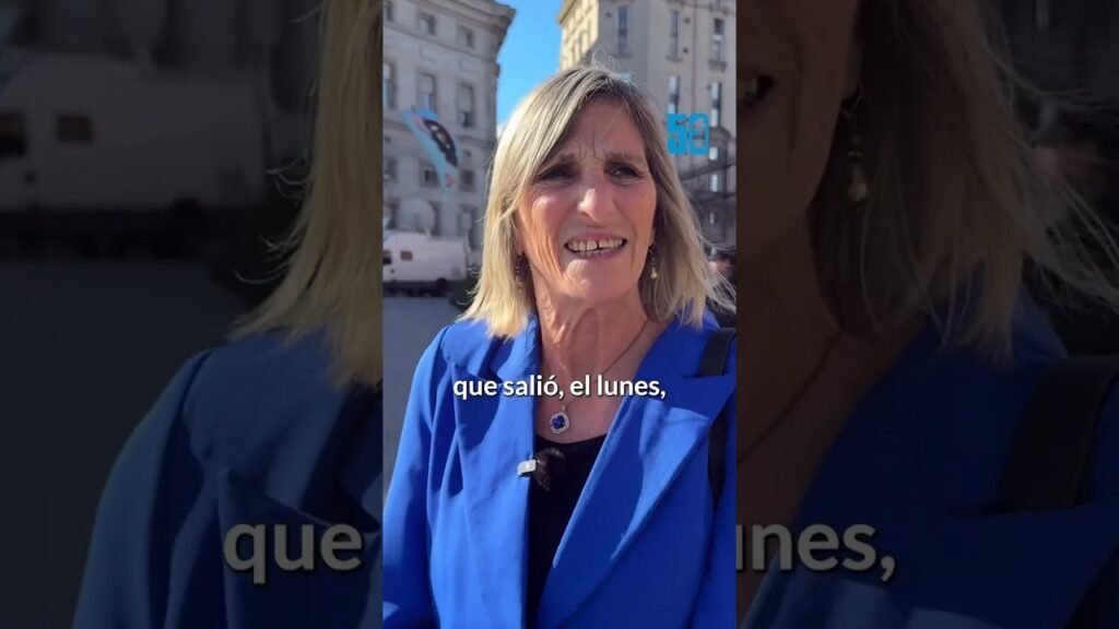 Liliana Franco se quedó afuera de la Casa Rosada