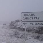 Nieve en Córdoba: El invierno se adelantó y pintó de blanco las Altas Cumbres